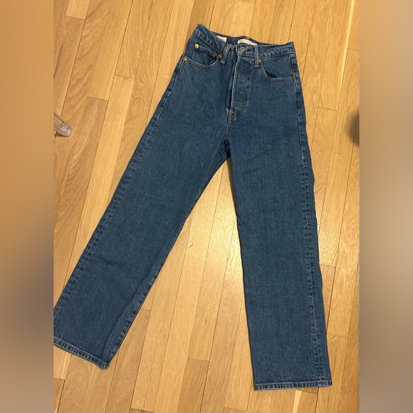 Levi’s Ribcage Straight Jeans size 25 - Picture 7 of 13